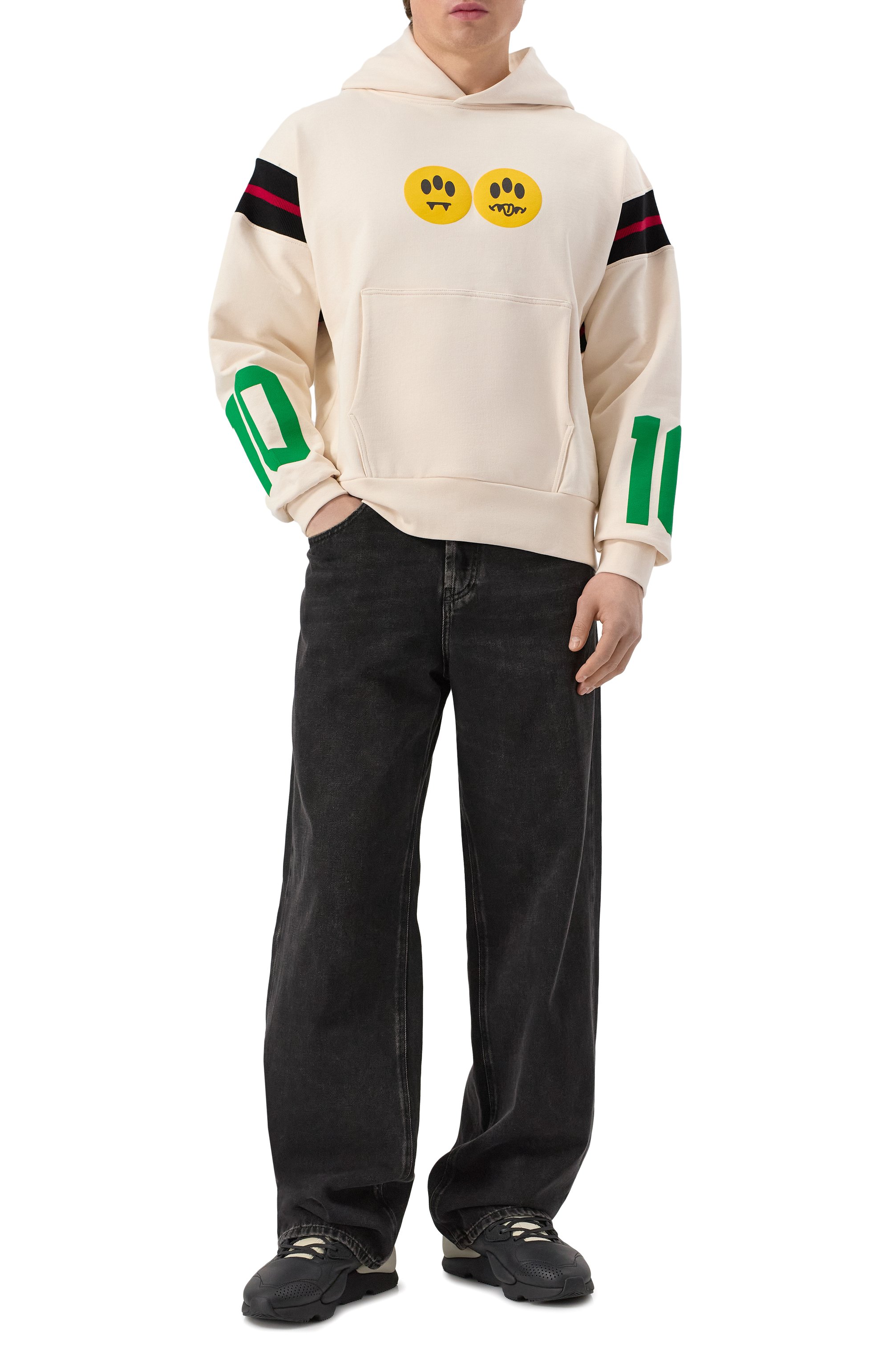 Хлопковое худи BARROW, арт. S5BWMAHS029, фото 2