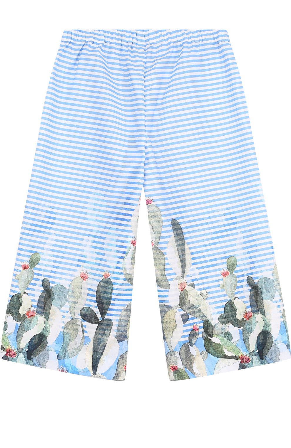 Хлопковые кюлоты с принтом IL GUFO, арт. P18PR013C4035/5A-8A, фото 2