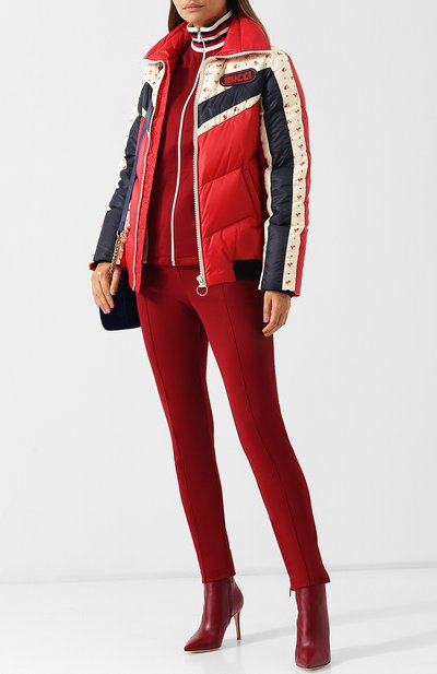 Стеганая куртка на молнии с воротником-стойкой и логотипом бренда GUCCI, арт. 517555/ZLK32, фото 2