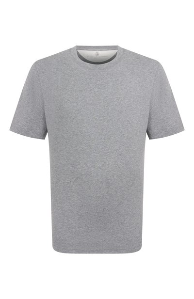 Мужская хлопковая футболка BRUNELLO CUCINELLI, арт. M0B131308