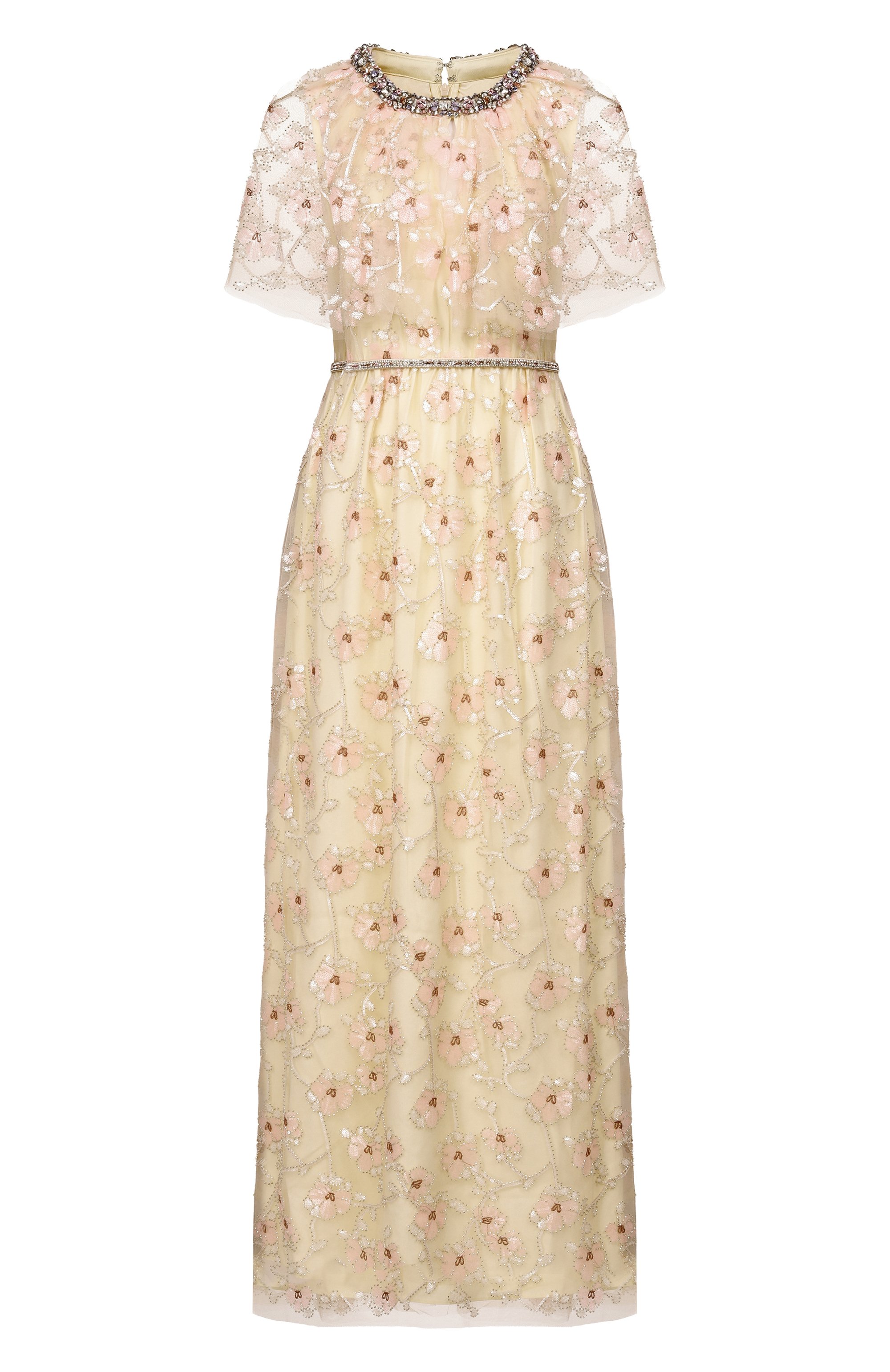 Платье с отделкой стразами SELF-PORTRAIT, арт. RS26508XCH, фото 1