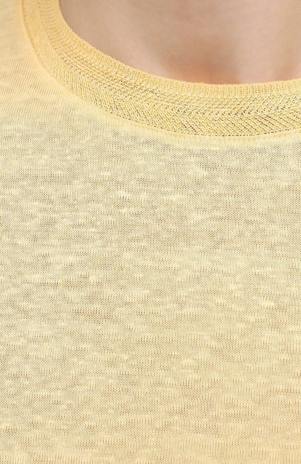 Льняная футболка LORO PIANA, арт. FAL5748, фото 5