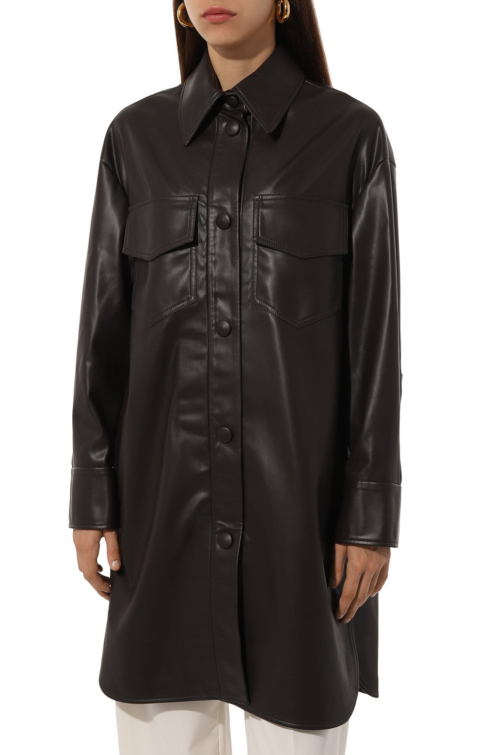 Пальто из экокожи STELLA MCCARTNEY, арт. 660094/3BU393, фото 3