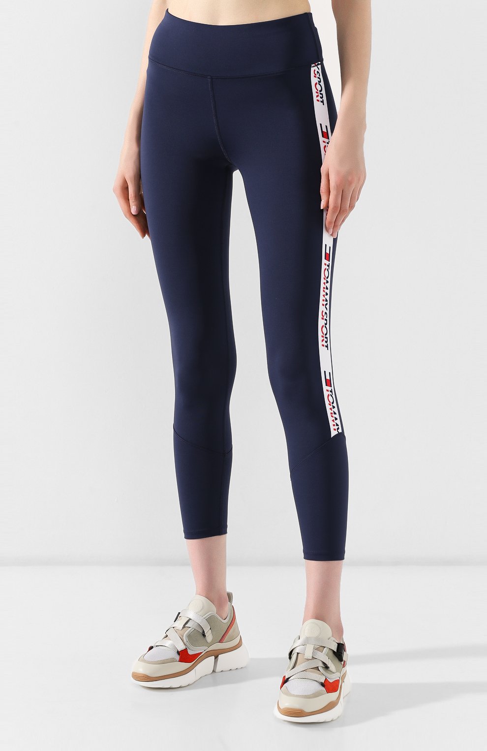 Легинсы TOMMY HILFIGER синего цвета по цене 5990 руб., арт. S10S100152, фото 3 Легинсы TOMMY HILFIGER, арт. S10S100152, фото 3