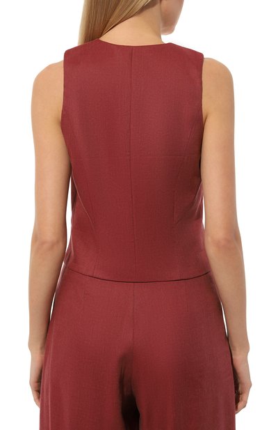 Жилет из шерсти и льна LESYANEBO, арт. SS23/H-633/Tr, фото 4