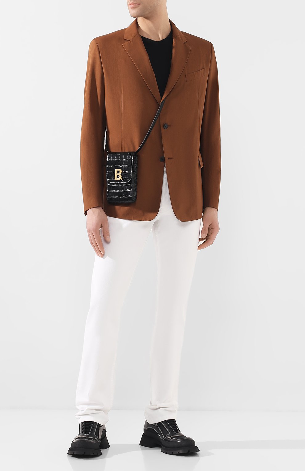 Кожаная сумка BALENCIAGA, арт. 600201/1LRNM, фото 2