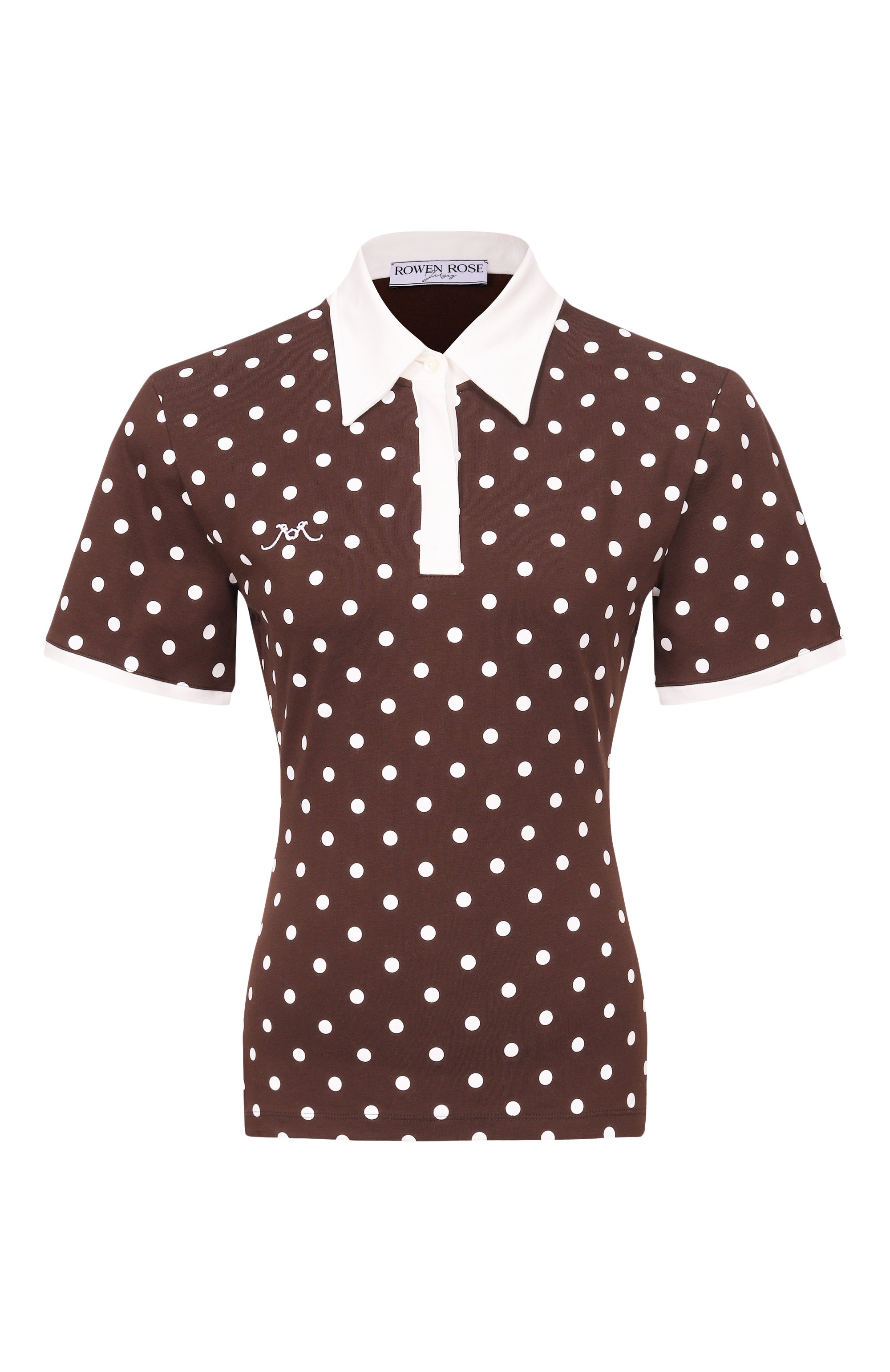 Хлопковое поло ROWEN ROSE, арт. RR_J111, фото 1