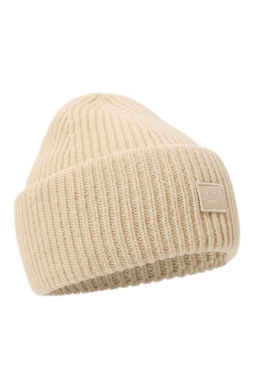 Шерстяная шапка Acne Studios FA-UX-HATS000165 Кремовый FA-UX-HATS000165