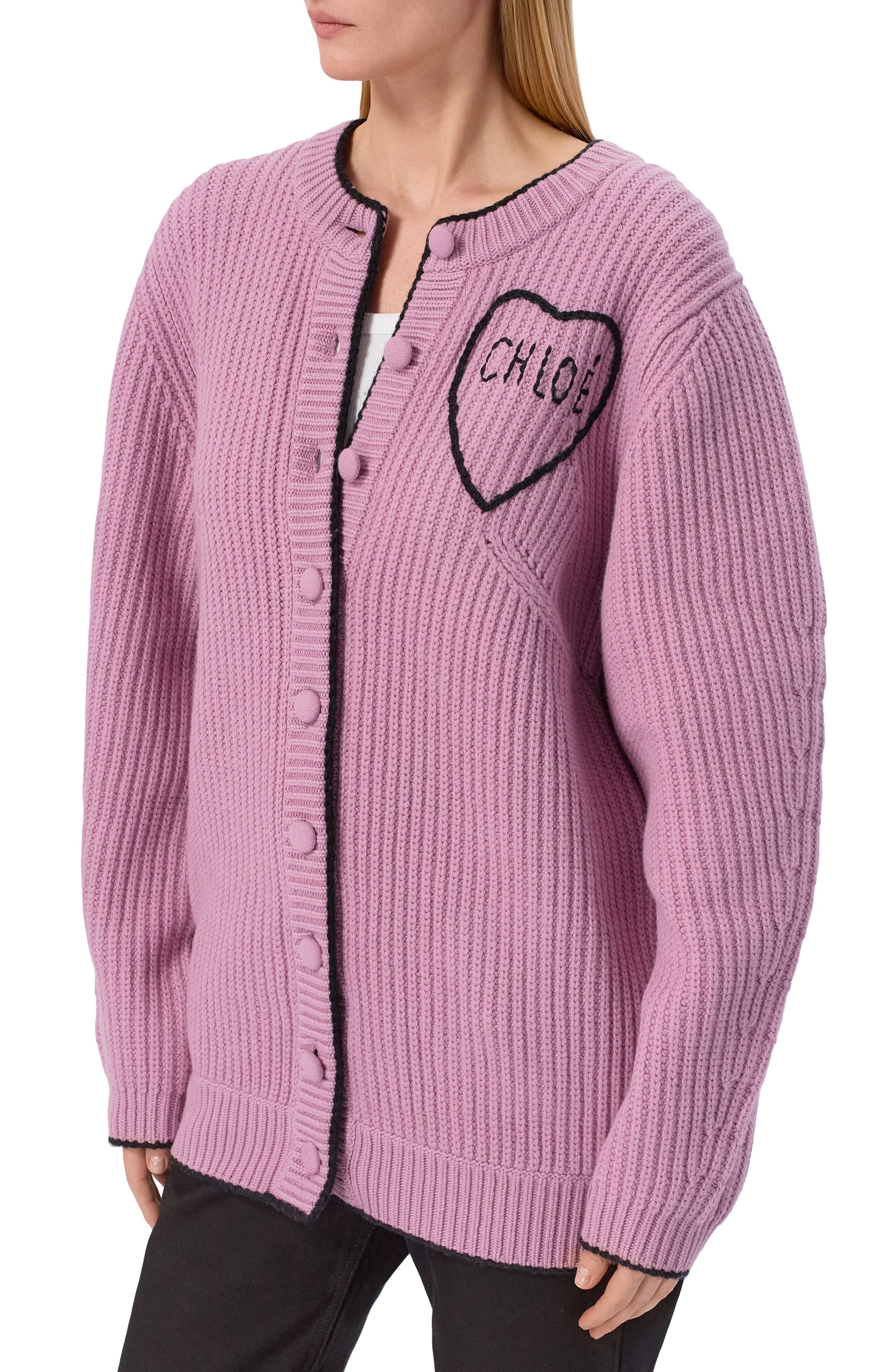 Кардиган из шерсти и кашемира CHLOÉ, арт. CH26SMC06710, фото 3
