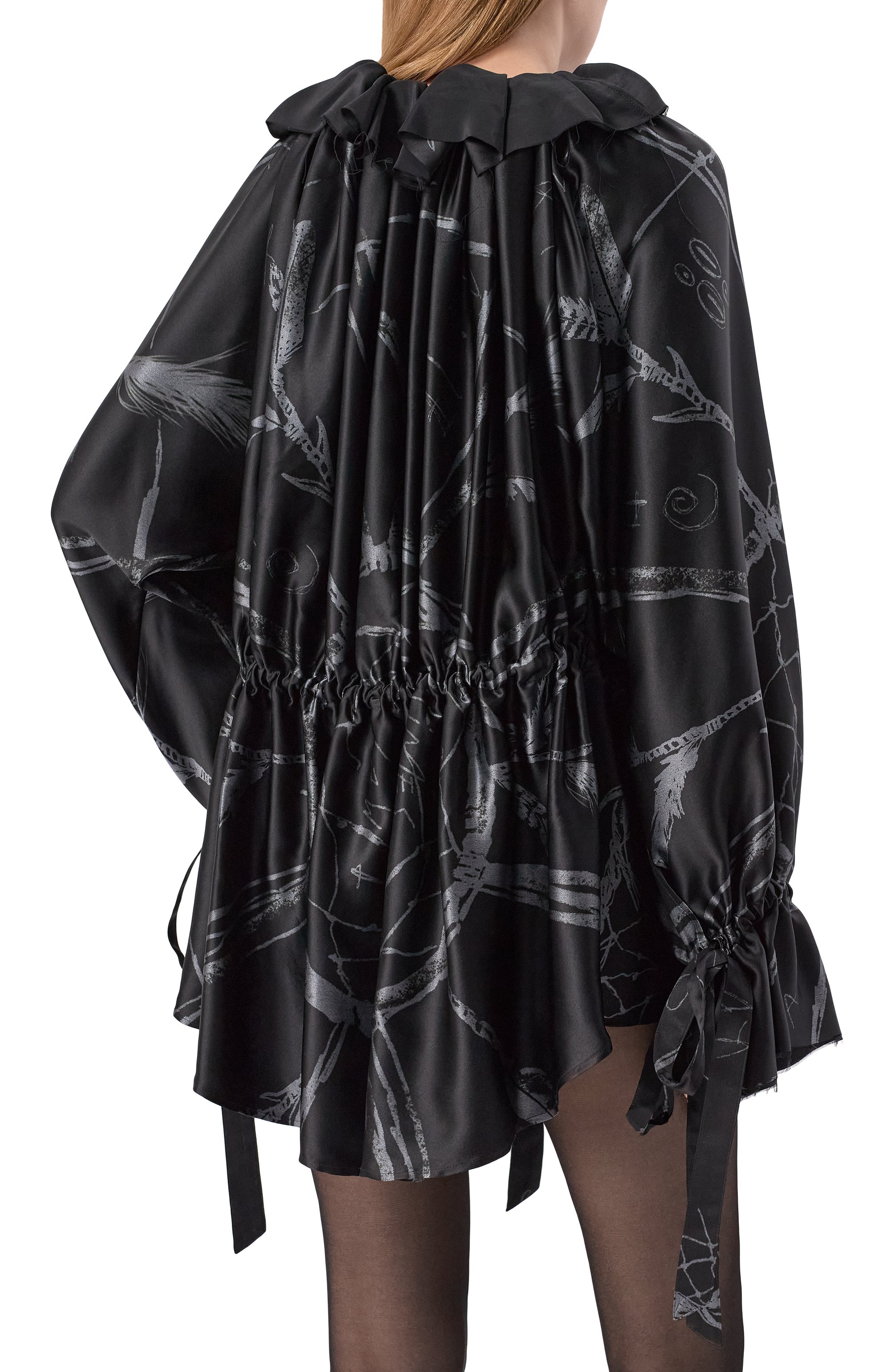 Атласное платье ANN DEMEULEMEESTER, арт. B0013619/FA699, фото 4