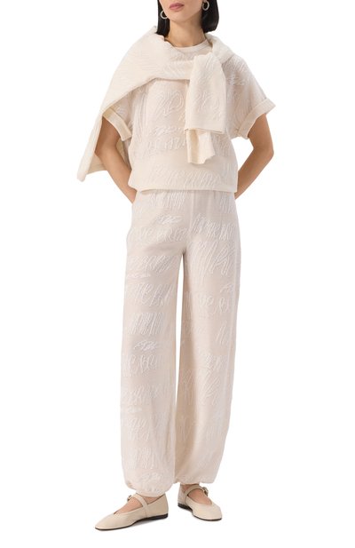 Джоггеры из хлопка и вискозы AND THE BRAND, арт. S25-P071-1204-101, фото 2