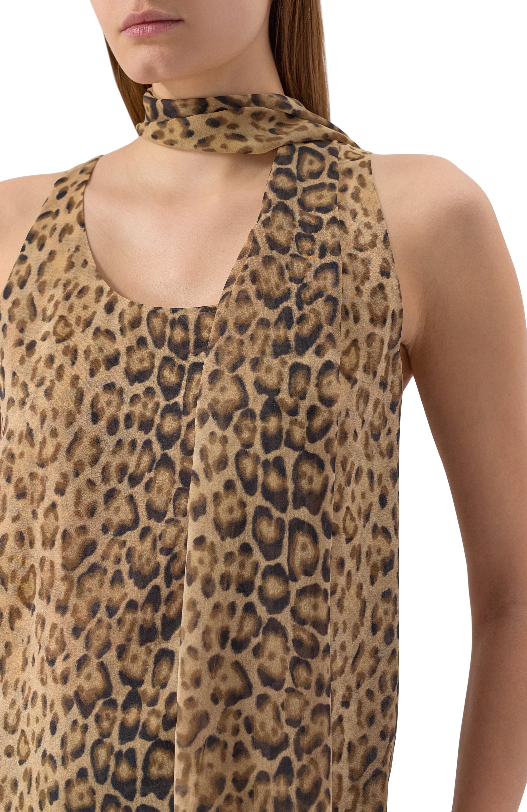 Шелковый топ LESYANEBO, арт. LN04H-1050_T, фото 5