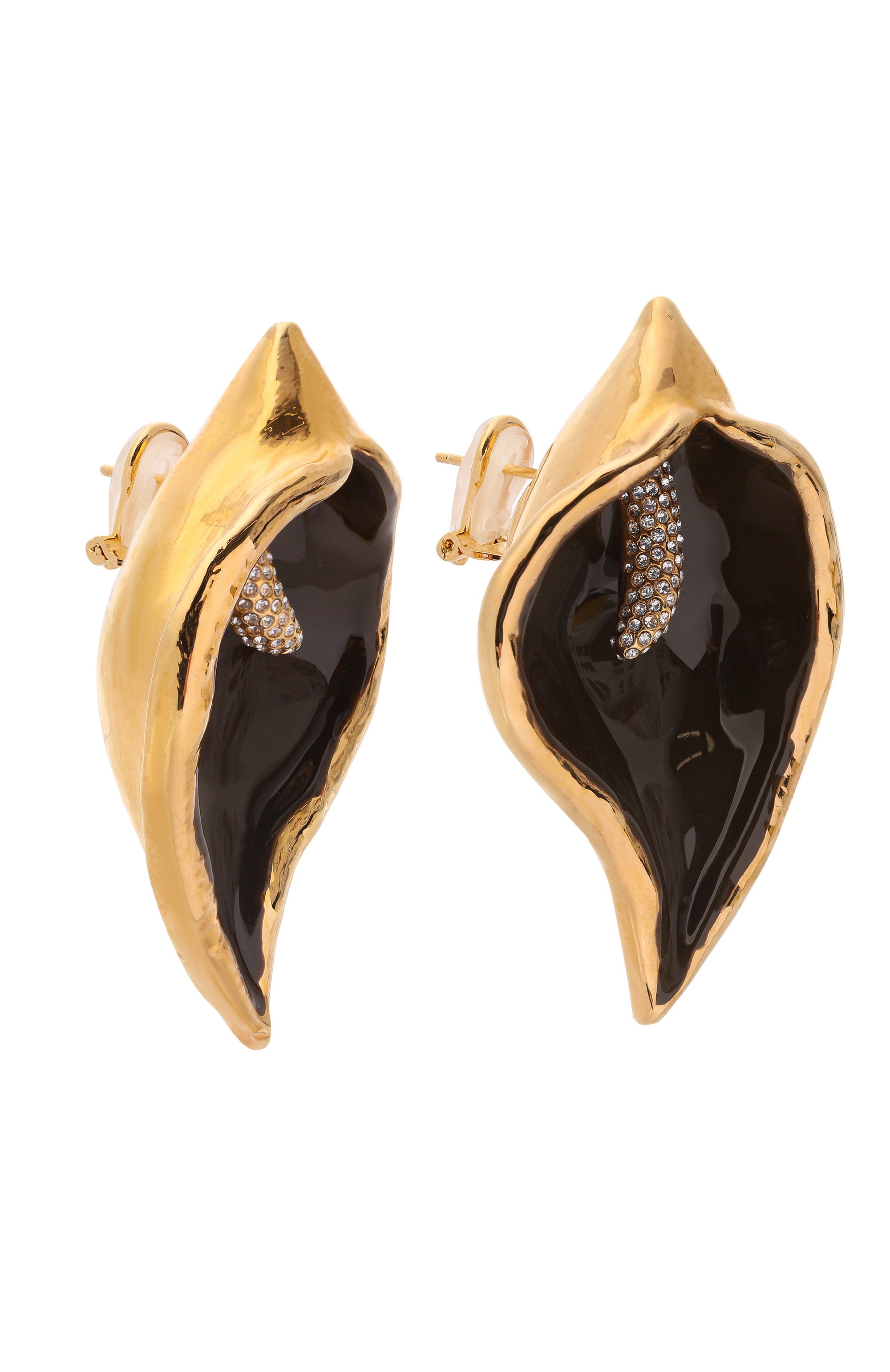 Серьги NINA RICCI хаки цвета по цене 68800 руб., арт. 26PBB0202/MET027, фото 3 Серьги NINA RICCI, арт. 26PBB0202/MET027, фото 3