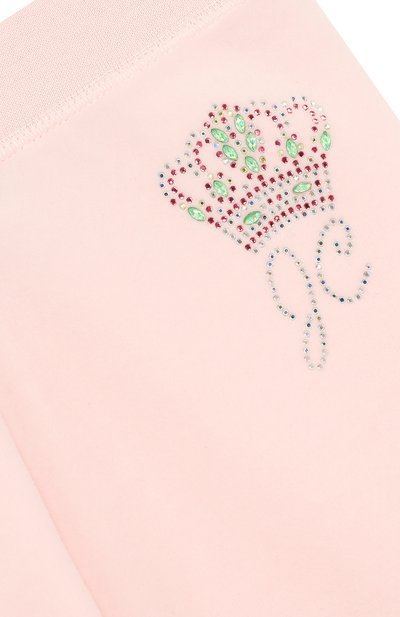 Спортивные брюки прямого кроя с поясом на кулиске JUICY COUTURE, арт. GTKB115685, фото 3