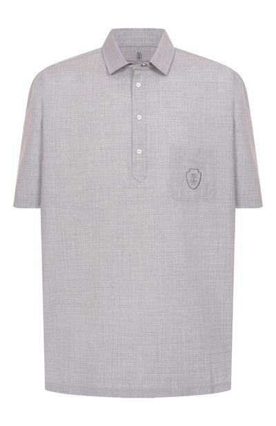 Мужская шерстяная рубашка BRUNELLO CUCINELLI, арт. MM6701301F