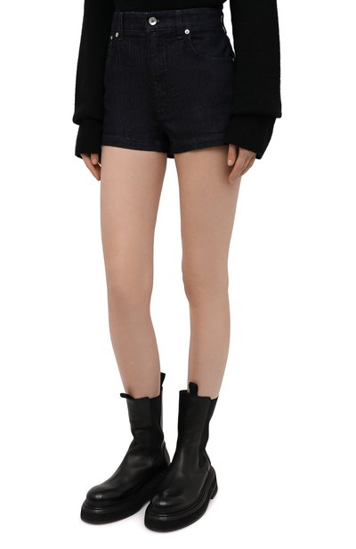 Джинсовые шорты DOLCE & GABBANA темно-синего цвета по цене 41900 руб., арт. FTB06D/G8DA5, фото 3 Джинсовые шорты DOLCE & GABBANA, арт. FTB06D/G8DA5, фото 3