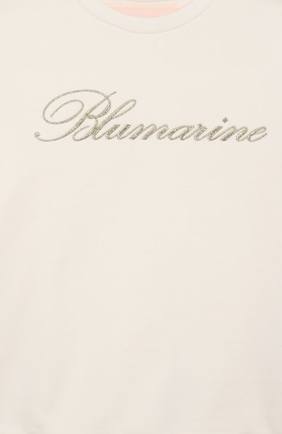 Хлопковый свитшот BLUMARINE, арт. BFFE0270/FF016_001, фото 3