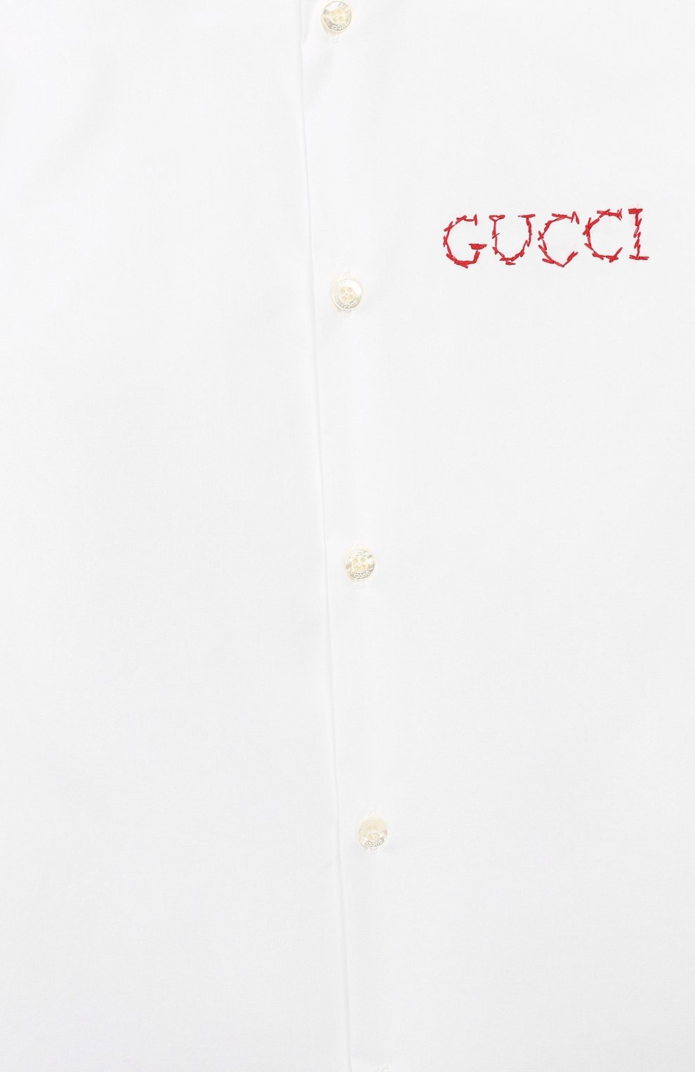 Хлопковая рубашка GUCCI, арт. 546821/XWAAQ, фото 3