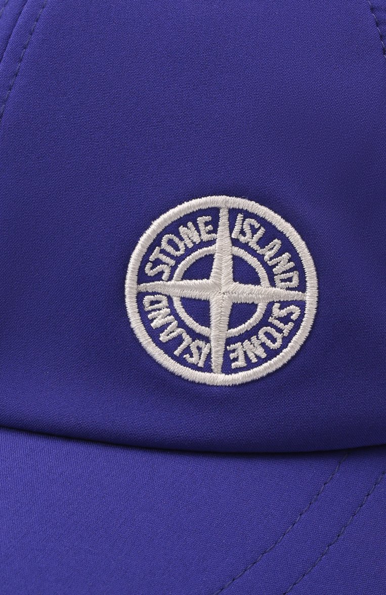 Мужская бейсболка STONE ISLAND синего цвета, арт. 761599227 | Фото 4 (Материал: Текстиль, Синтетический материал; Нос: Не проставлено)