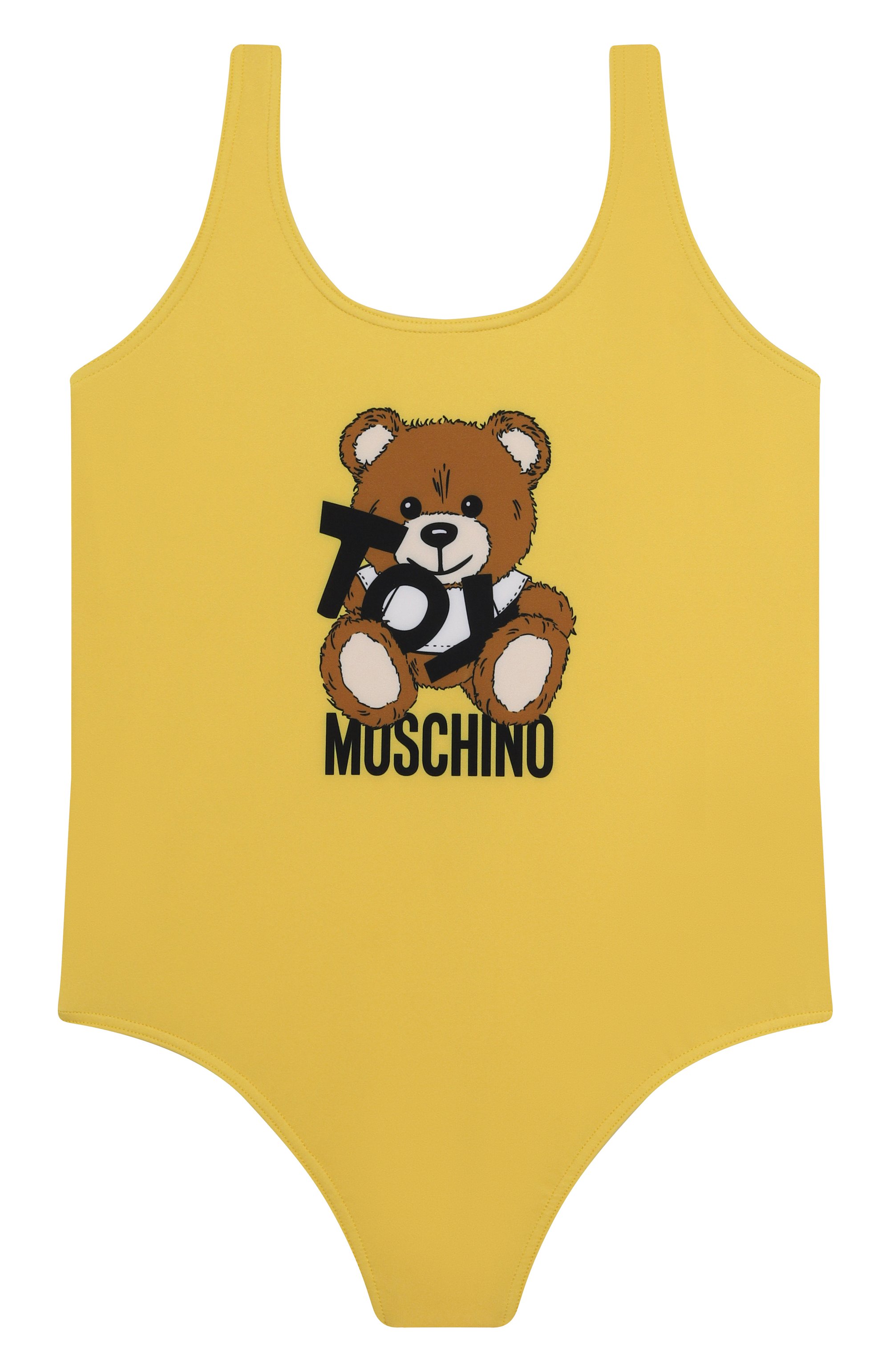 Слитный купальник MOSCHINO желтого цвета по цене 9770 руб., арт. HJL00B/LKA00/4-8, фото 1 Слитный купальник MOSCHINO, арт. HJL00B/LKA00/4-8, фото 1