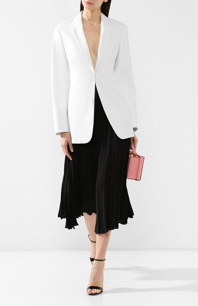 Жакет из смеси вискозы и хлопка VICTORIA BECKHAM, арт. JK STR 5812B MSS19 C0TT0N TAIL0RING, фото 2