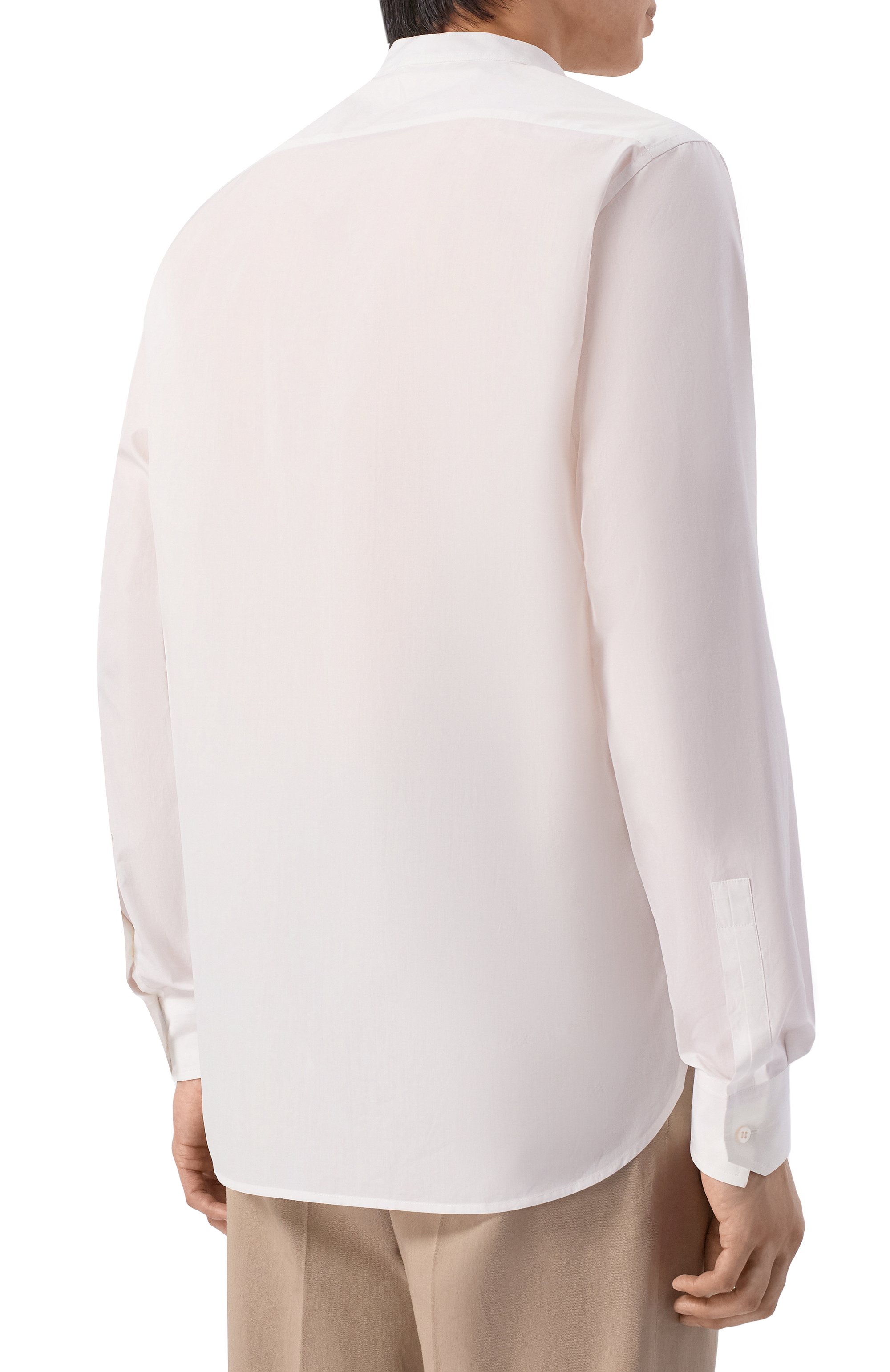 Хлопковая рубашка MVST белого цвета по цене 89950 руб., арт. M26.2PM.B008/F080, фото 4 Хлопковая рубашка MVST, арт. M26.2PM.B008/F080, фото 4