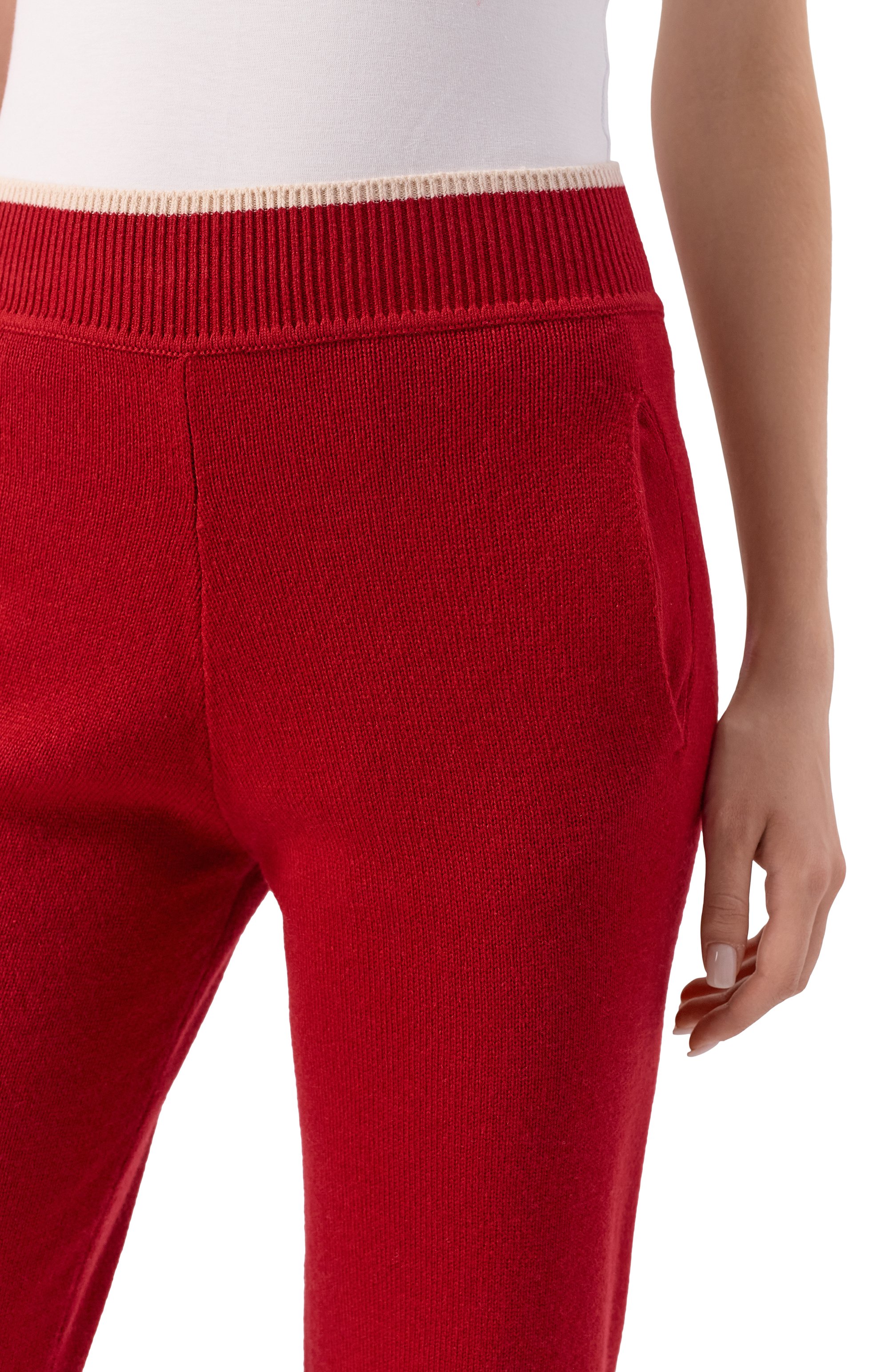 Джоггеры из шерсти и кашемира LORENA ANTONIAZZI, арт. PM14A/2472, фото 5