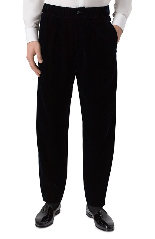 Брюки из вискозы Giorgio Armani GM000576/TE10046 Синий  GM000576/TE10046 Фото 3
