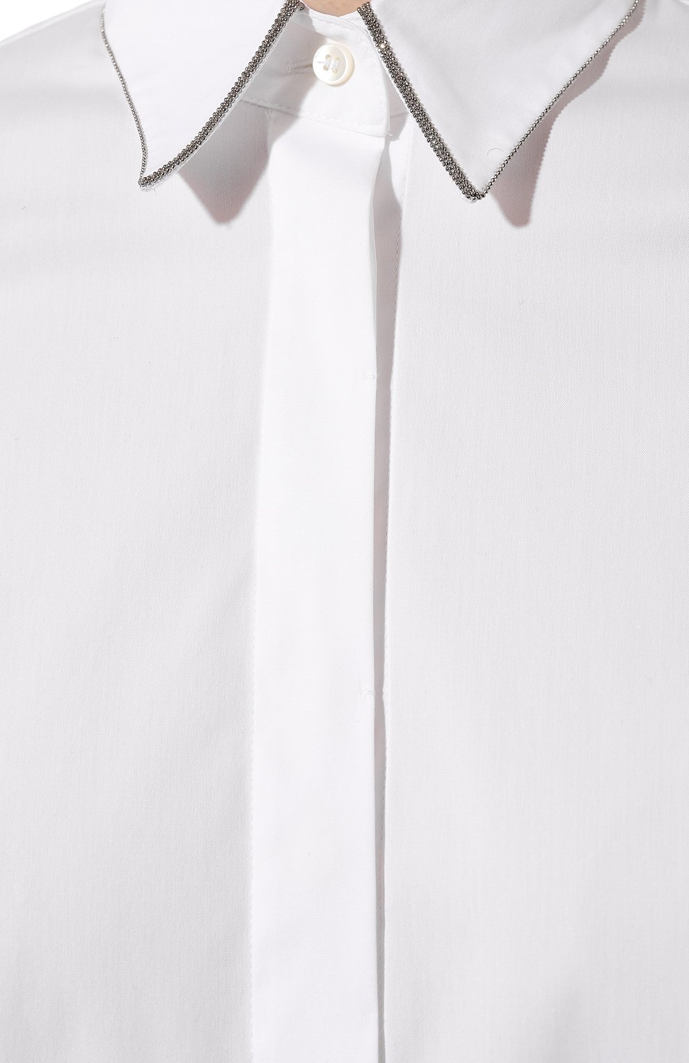 Хлопковая рубашка BRUNELLO CUCINELLI, арт. M0091B1367, фото 5