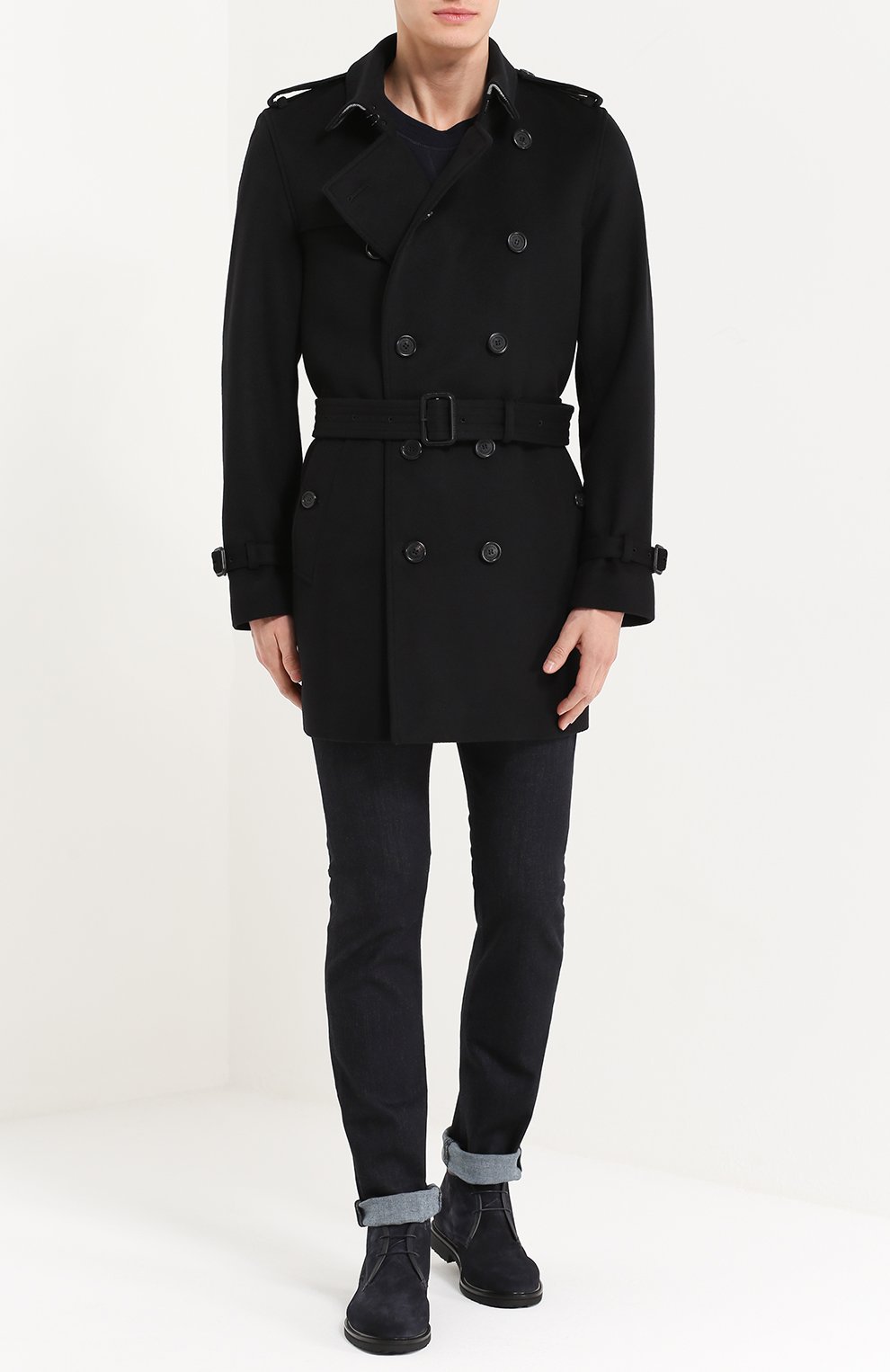 Свитшот из эластичного хлопка BOTTEGA VENETA темно-синего цвета по цене 64700 руб., арт. 425220/V0K50, фото 2 Свитшот из эластичного хлопка BOTTEGA VENETA, арт. 425220/V0K50, фото 2