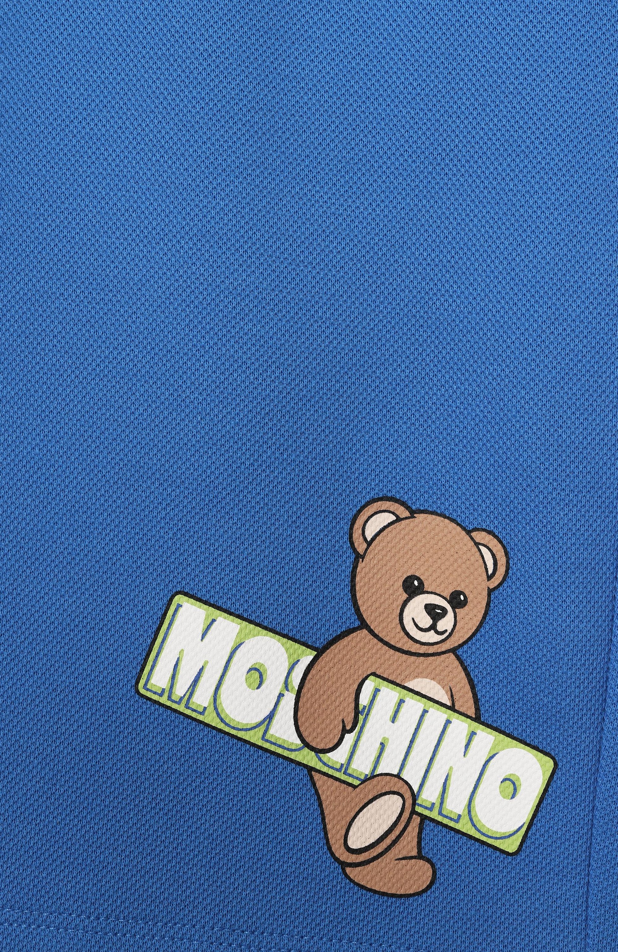 Хлопковые шорты MOSCHINO, арт. HUQ02L/LCA90, фото 3