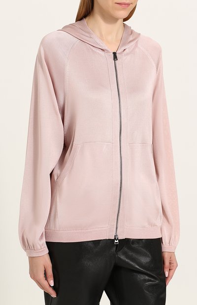 Шелковый кардиган на молнии с капюшоном TOM FORD, арт. CAK283-YAX025, фото 3