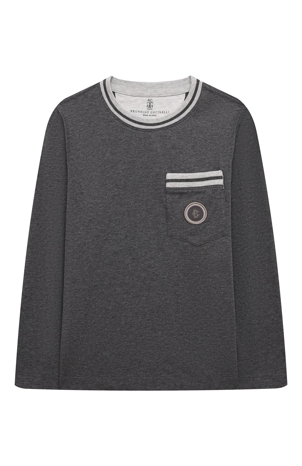 Хлопковый лонгслив BRUNELLO CUCINELLI, арт. B0B13T192A, фото 1