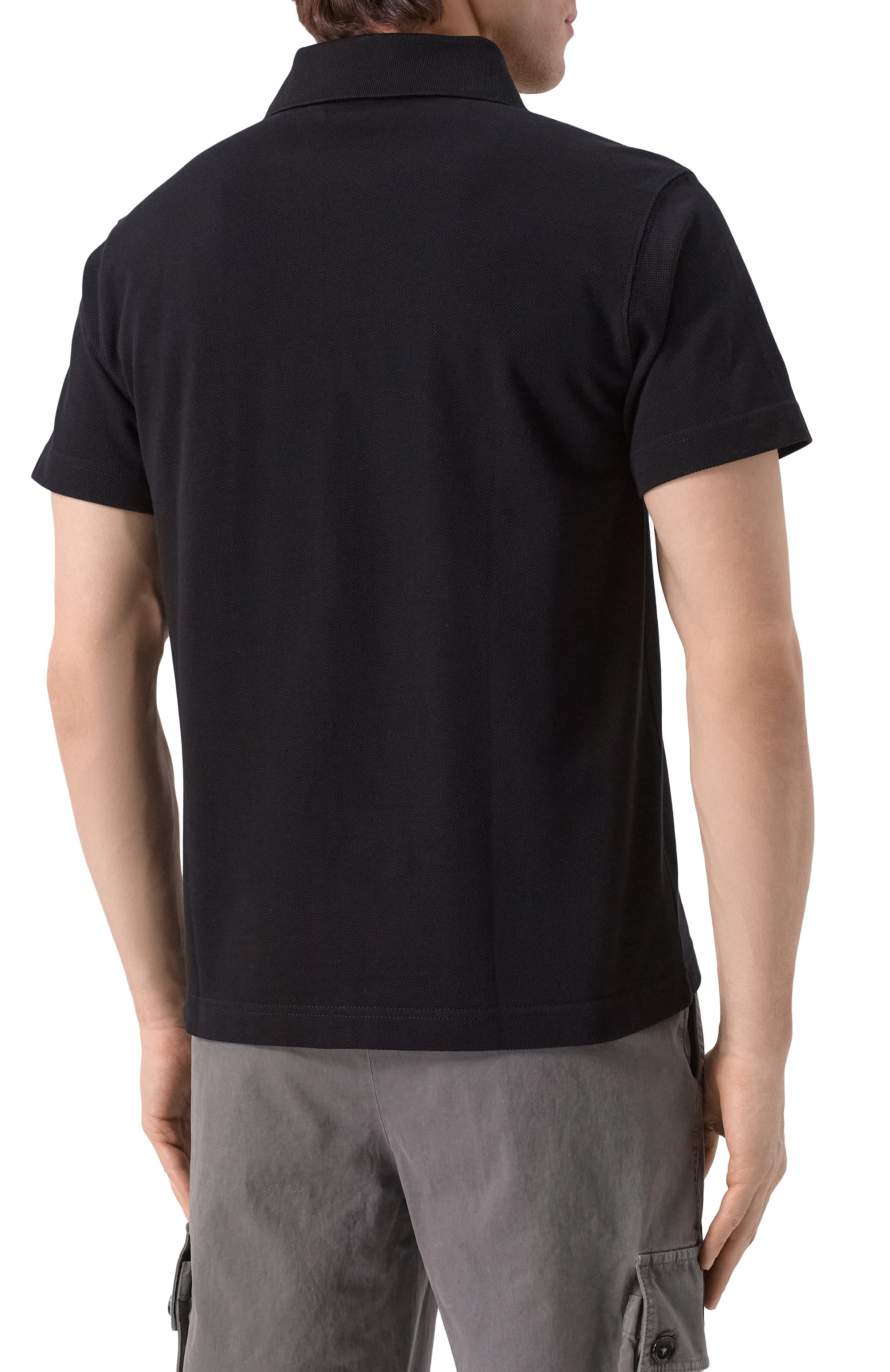 Хлопковое поло BURBERRY, арт. 8102292, фото 4