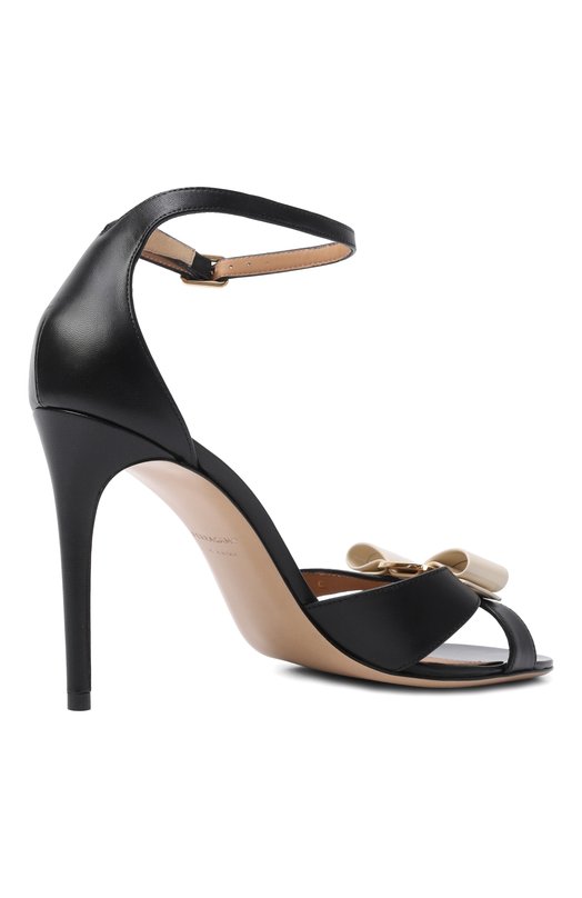 Кожаные босоножки Vara Bow 90 Ferragamo 01L431/791 Чёрный  01L431/791 Фото 5