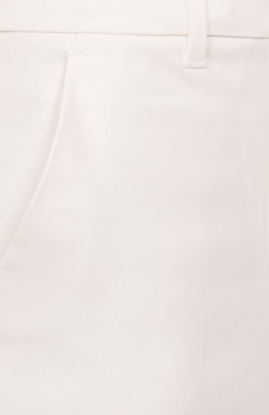 Брюки из хлопка и вискозы Emporio Armani EW002568/TE10007 Белый  EW002568/TE10007 Фото 6