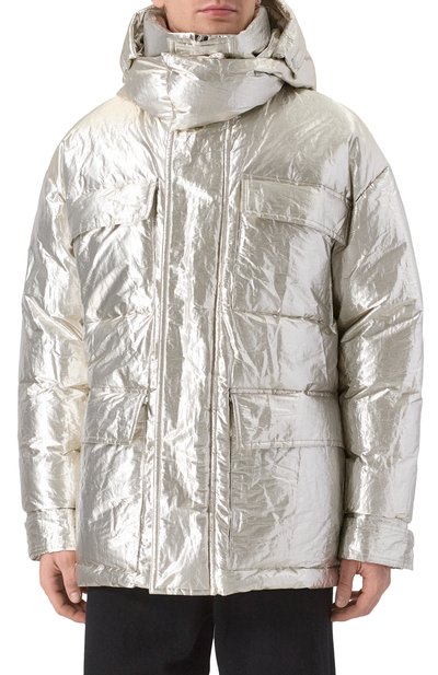 Пуховик MVST серебряного цвета по цене 281000 руб., арт. ICU0012/AS_SET, фото 3 Пуховик MVST, арт. ICU0012/AS_SET, фото 3
