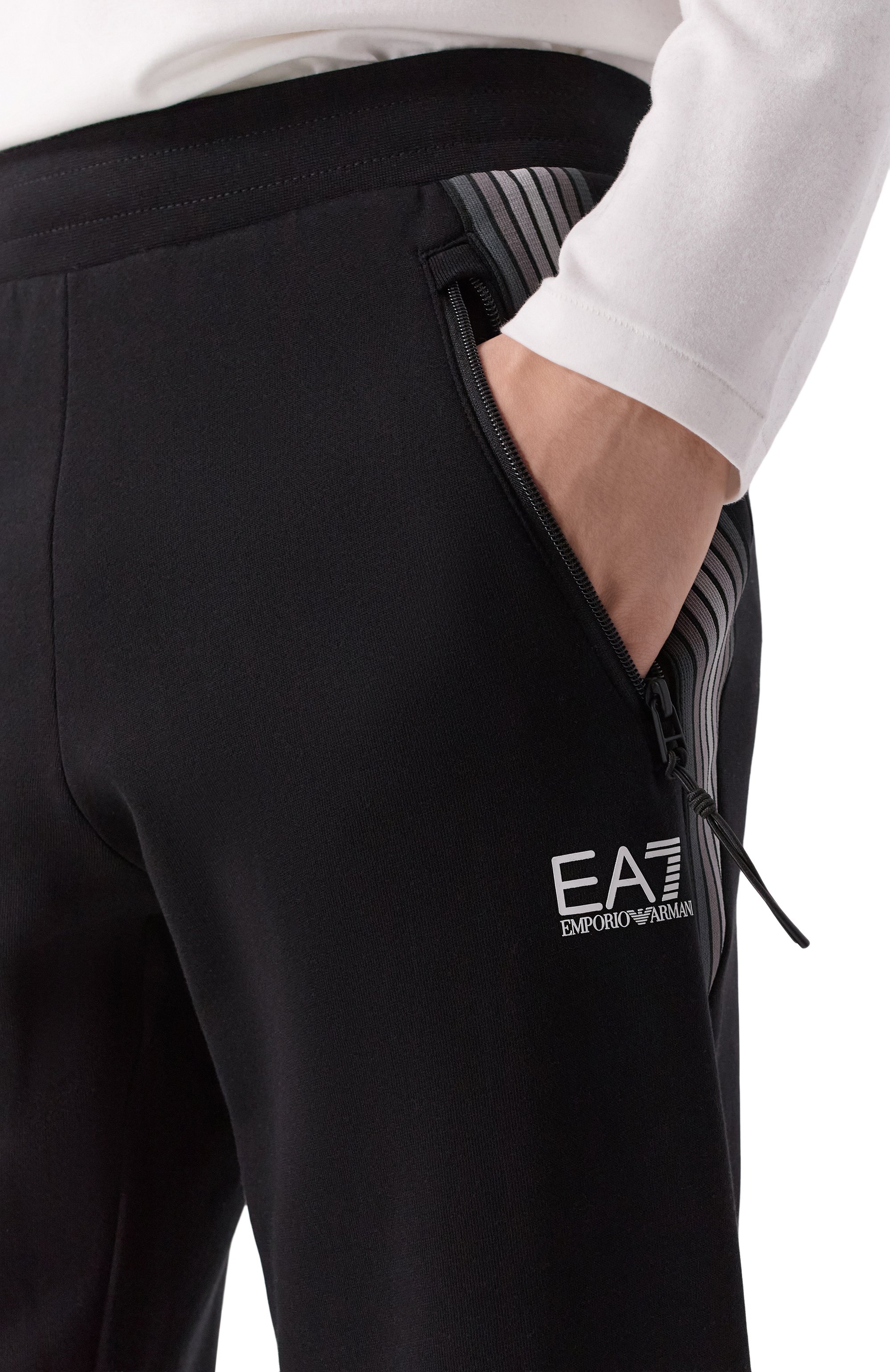Хлопковые джоггеры EA7, арт. 7M000965/AF10377, фото 5