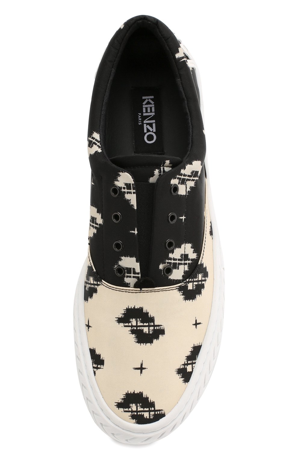 Текстильные кеды k-skate KENZO черного цвета по цене 32450 руб., арт. FA55SN260F78, фото 5 Текстильные кеды k-skate KENZO, арт. FA55SN260F78, фото 5