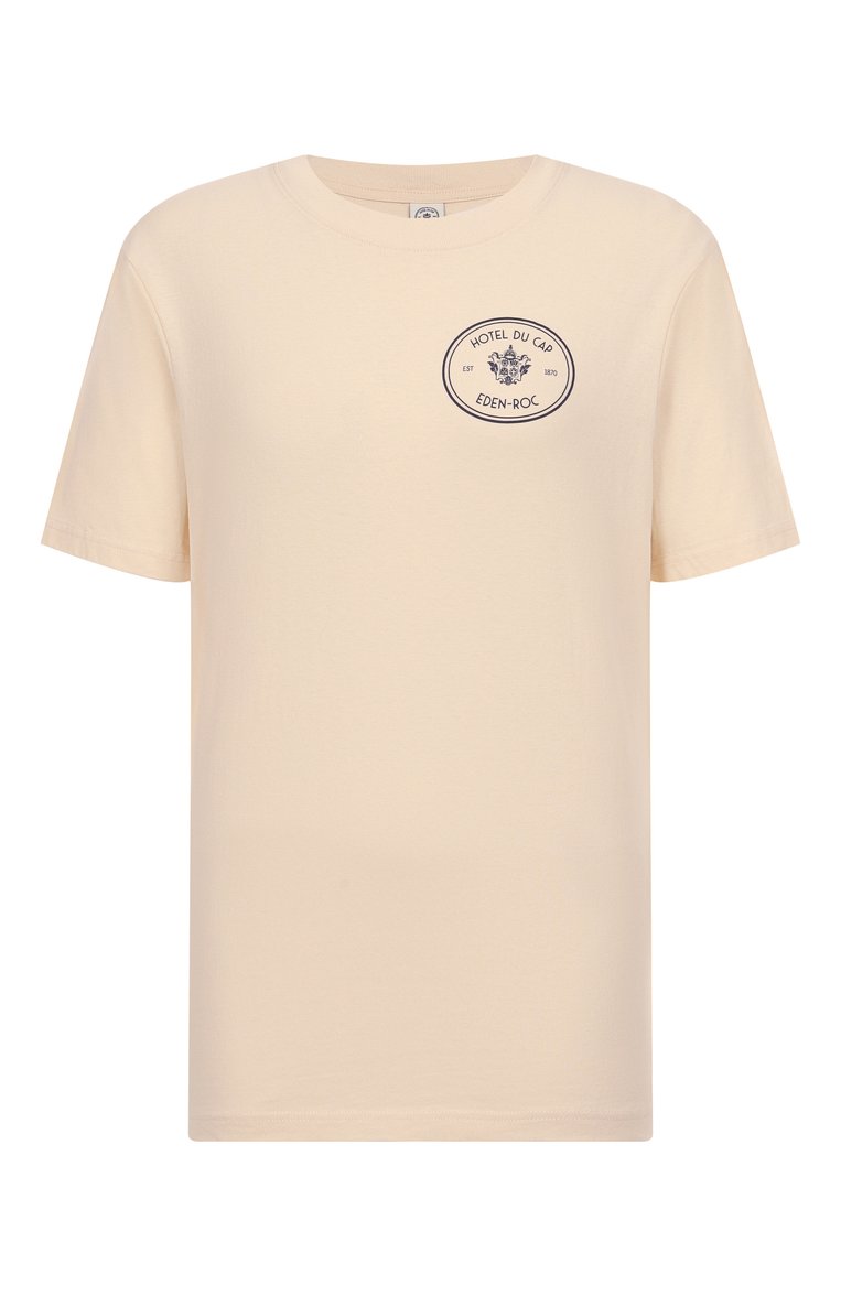 Хлопковая футболка sporty & rich x hotel du cap-eden-roc SPORTY AND RICH, арт. T004360666CR01, фото 1