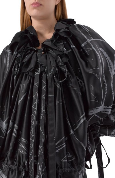 Атласное платье ANN DEMEULEMEESTER, арт. B0013619/FA699, фото 5