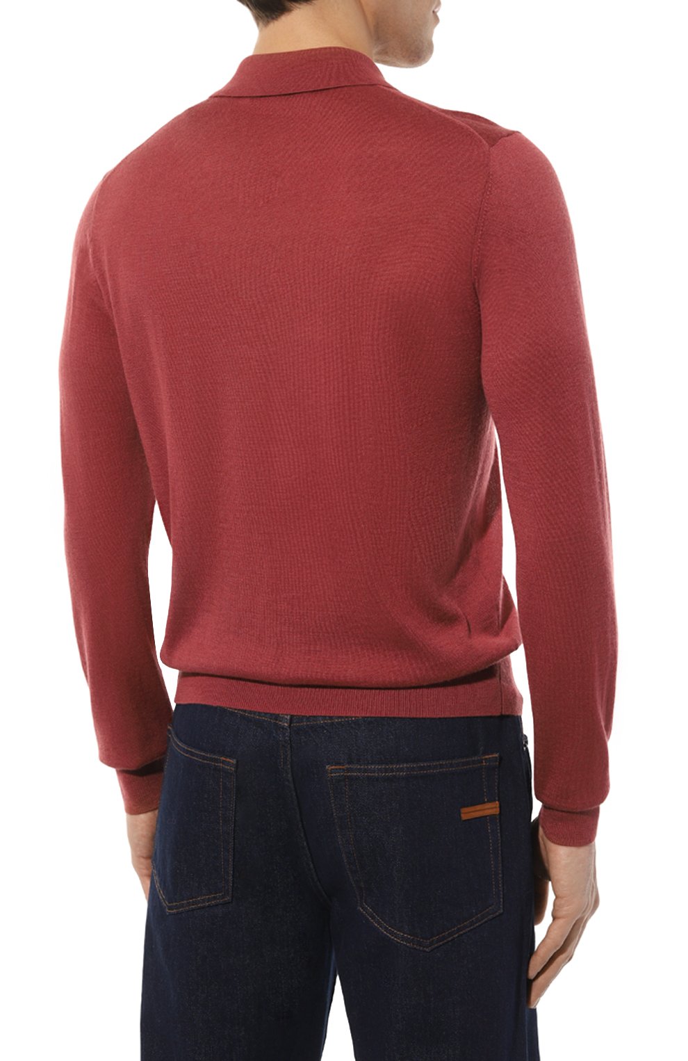 Поло из кашемира и шелка CORNELIANI, арт. 93M539-9325129, фото 4