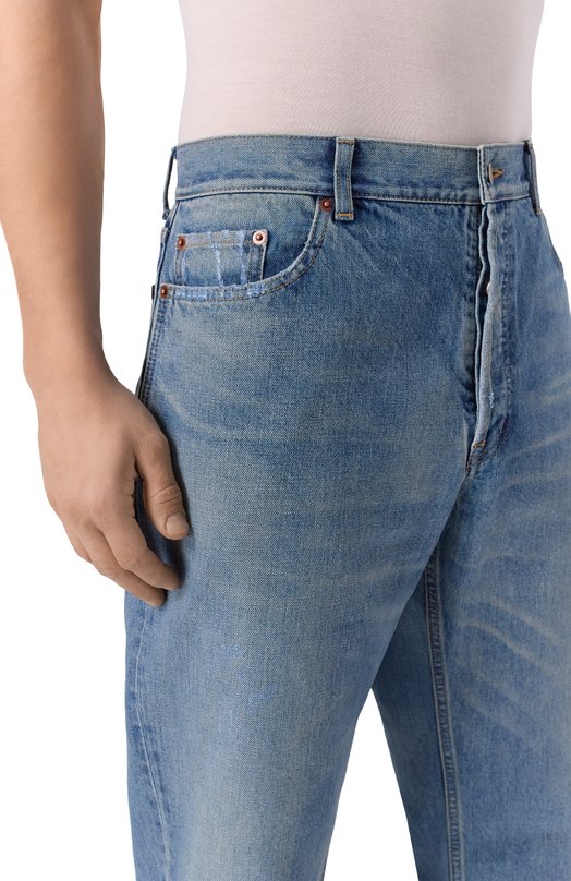 Джинсы Saint Laurent 752318/Y13KB Голубой  752318/Y13KB Фото 5