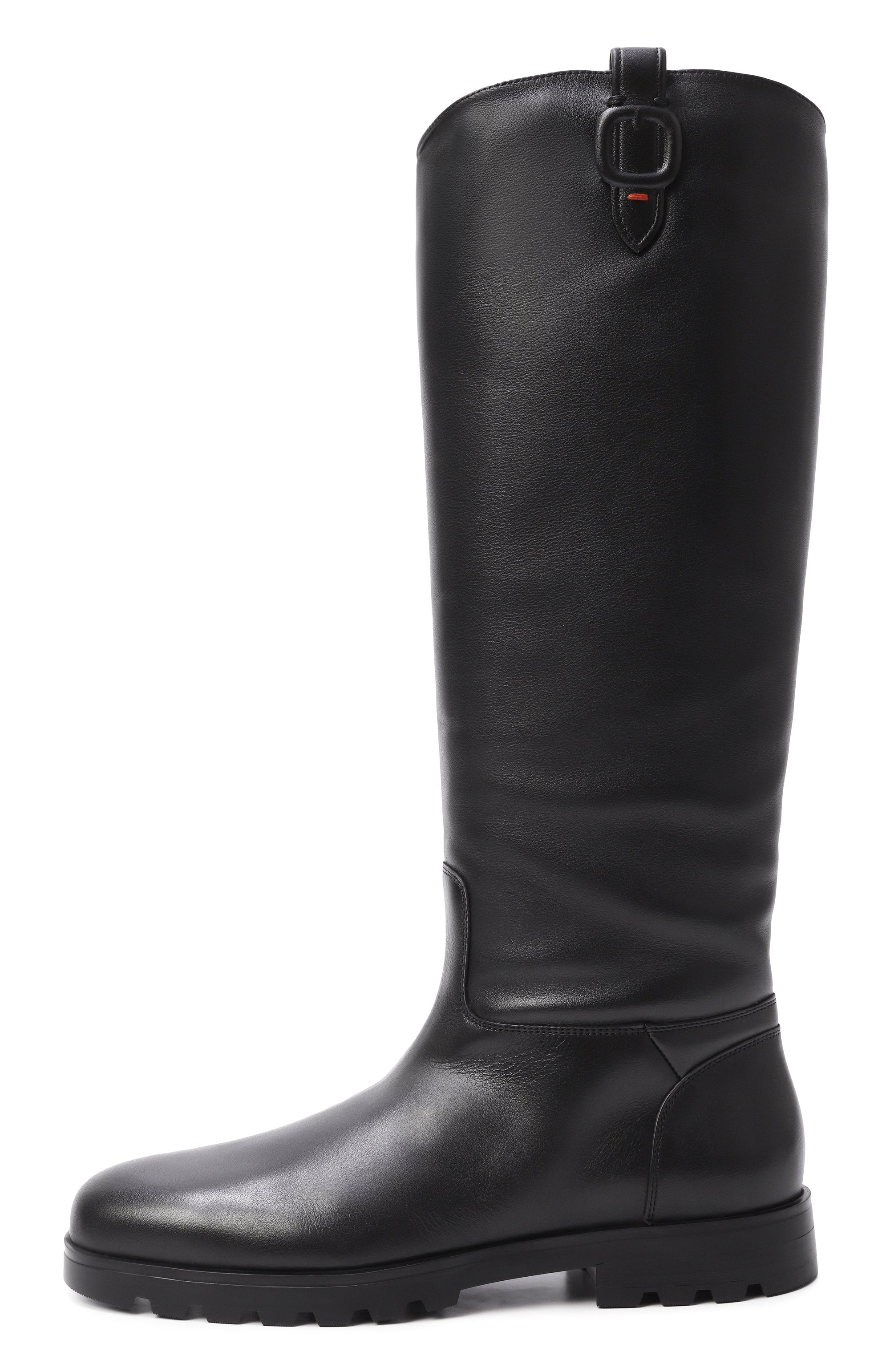 Кожаные сапоги SANTONI черного цвета по цене 147500 руб., арт. WSDG71713SMRHVRF, фото 4 Кожаные сапоги SANTONI, арт. WSDG71713SMRHVRF, фото 4