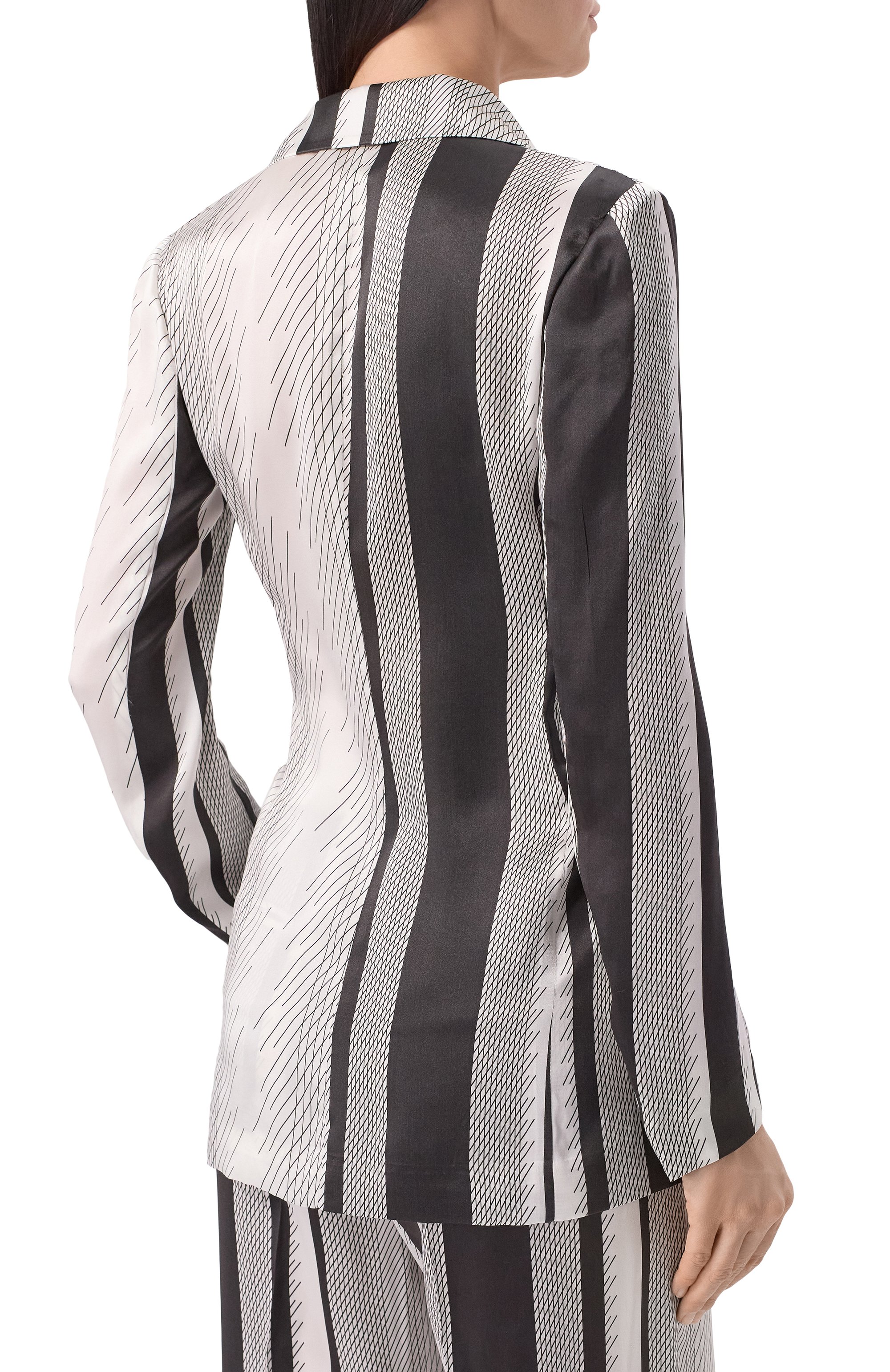 Шелковый жакет KITON, арт. D55512K0963E01, фото 4