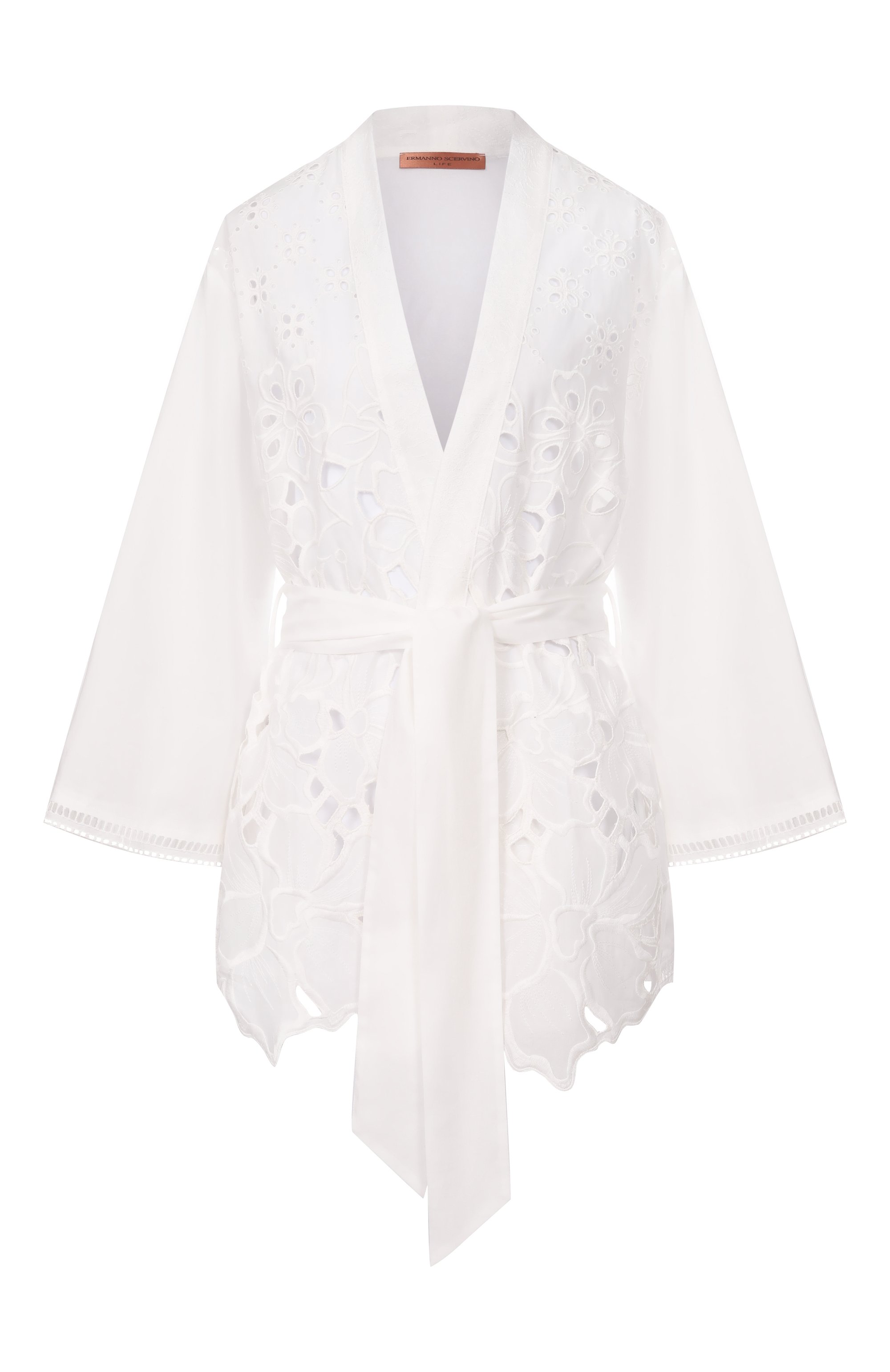 Хлопковое кимоно ERMANNO SCERVINO, арт. D484Q625QYD, фото 1