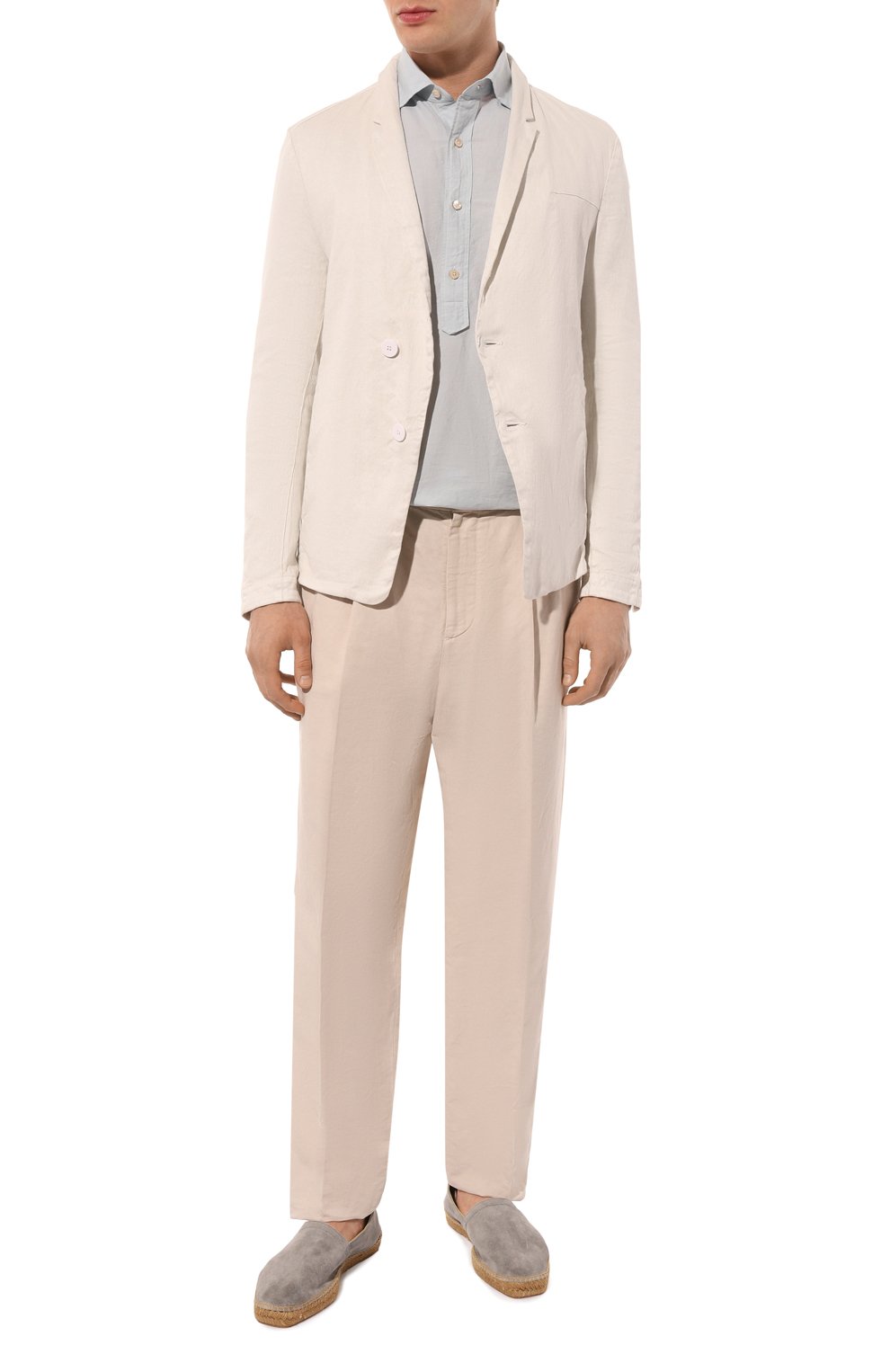 Пиджак изо льна и хлопка TRANSIT, арт. CFUTRWF152, фото 2