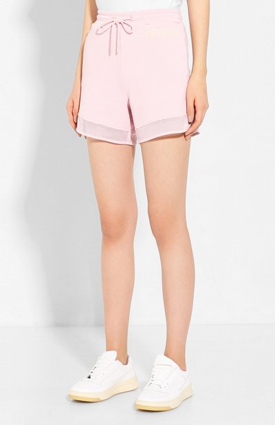 Хлопковые шорты KENZO светло-розового цвета по цене 20600 руб., арт. FA52PA719952, фото 3 Хлопковые шорты KENZO, арт. FA52PA719952, фото 3