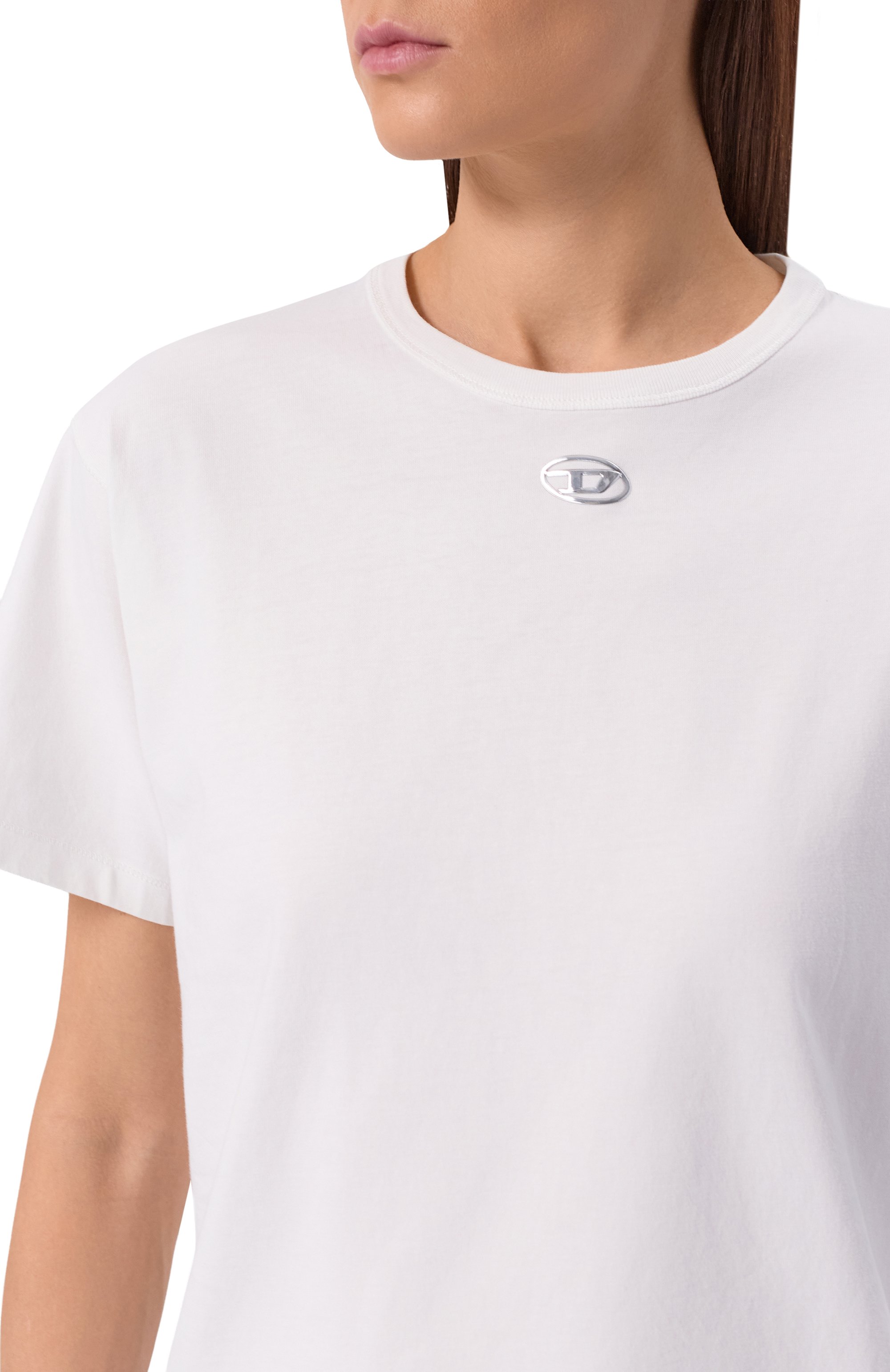 Хлопковая футболка DIESEL, арт. A20399/0JMBB, фото 5