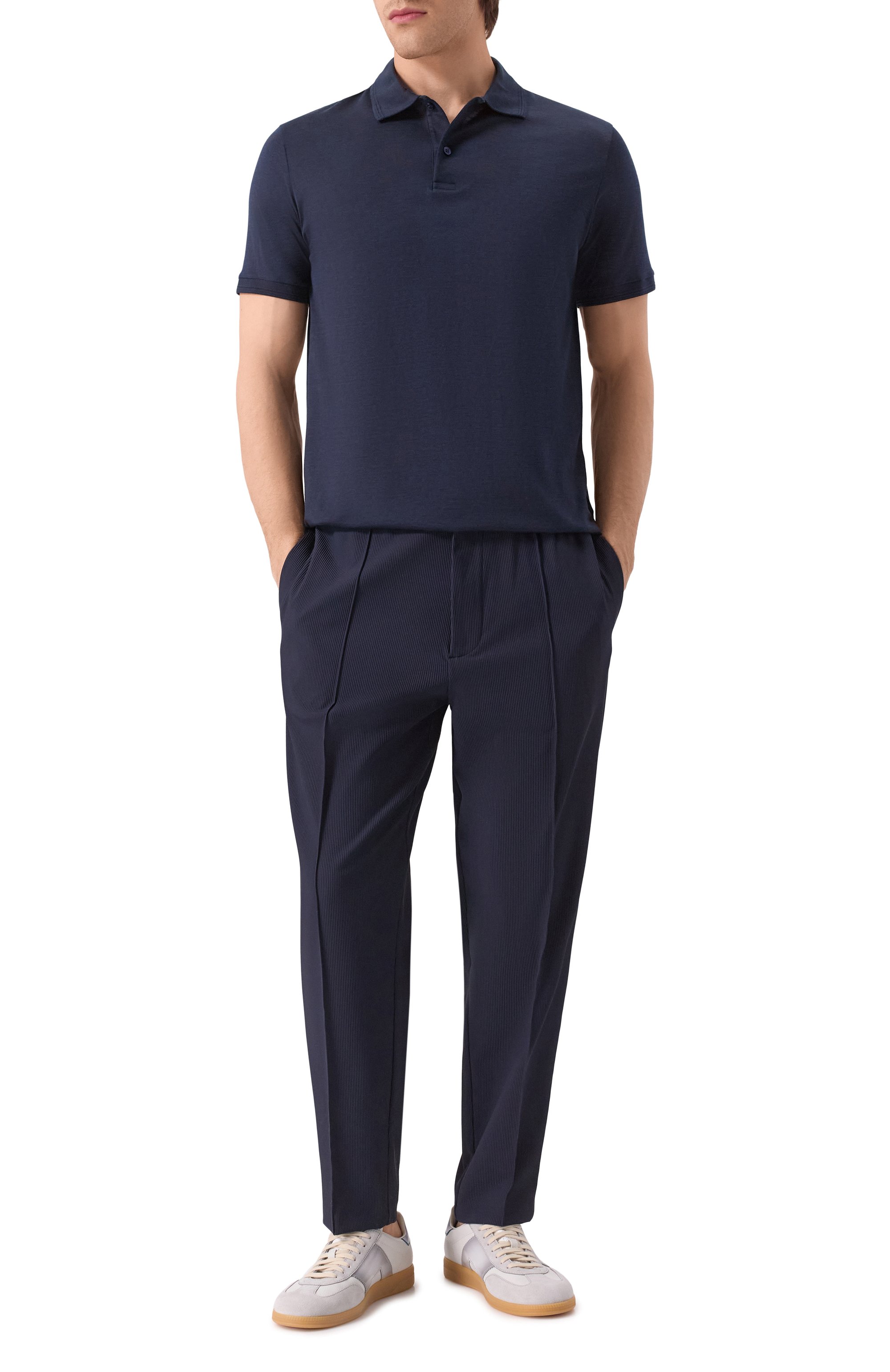 Поло из шелка и хлопка PAUL&SHARK, арт. 25411208, фото 2